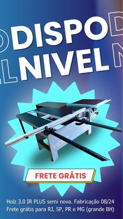 Esquadrejadeira Holz 3.0 IR PLUS 