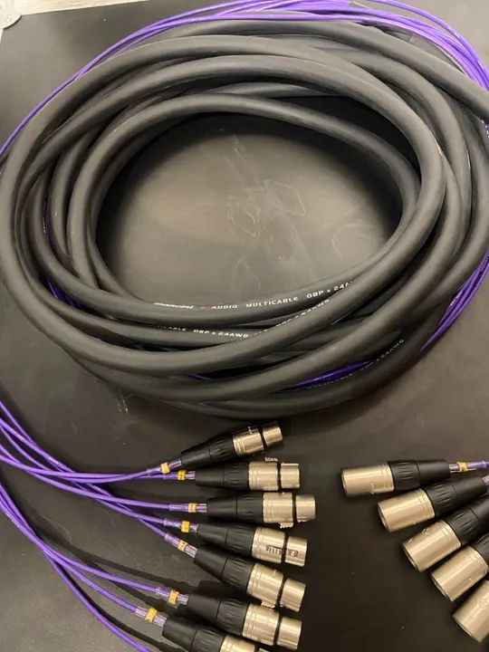 Multicabo Multivias Xlr 8 vias 10 Metros  - Foto 2