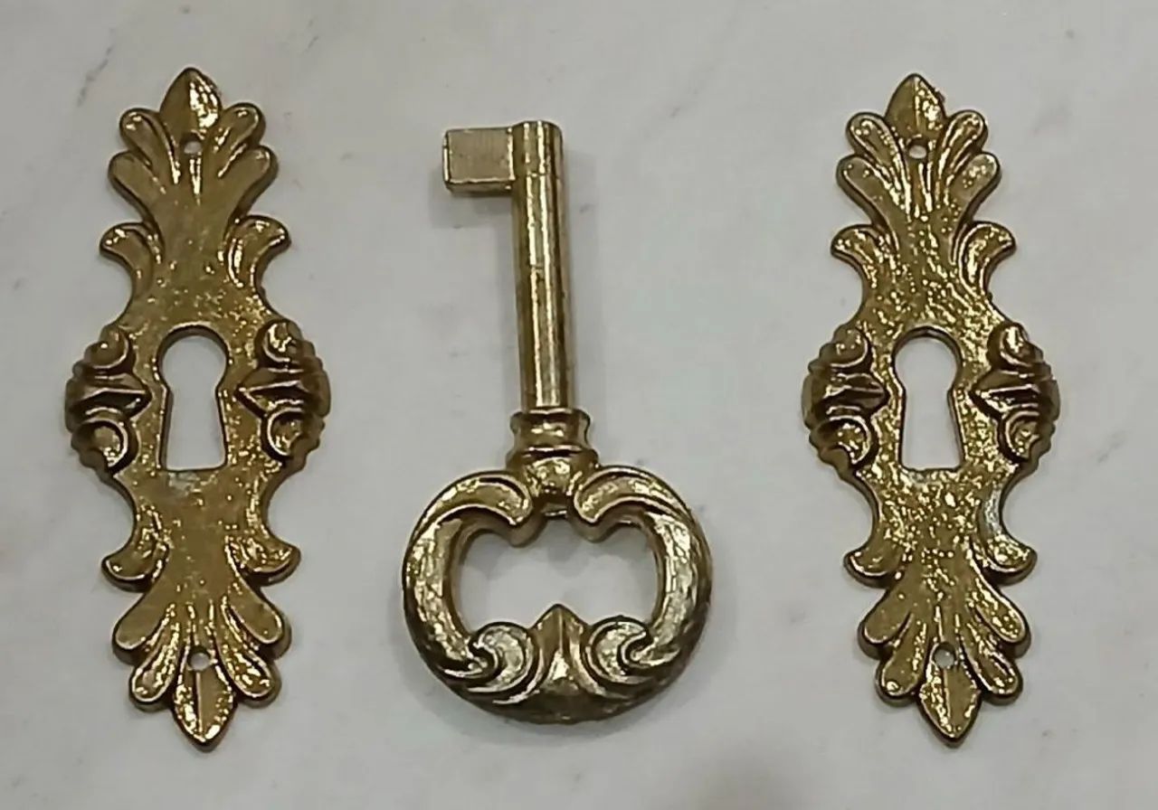 kit de chaves e espelhos de metal para fechadura de móveis