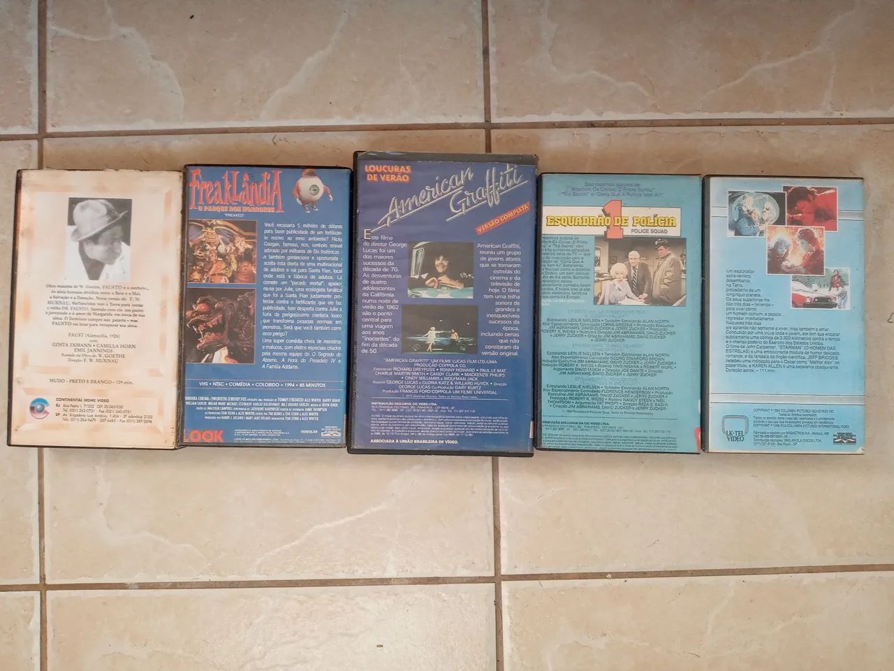 Lote de 6 fitas VHS -  Clássicos do Cinema - Foto 2