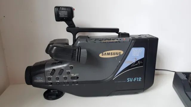 Câmera filmadora antiga Samsung SV-F12, Retrô Vintage raridade