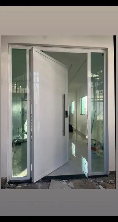 Portas pivotantes acm alumínio  - Foto 3