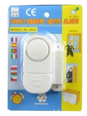 Sensor De Porta E Janela Com Alarme Sonoro Eletrônico