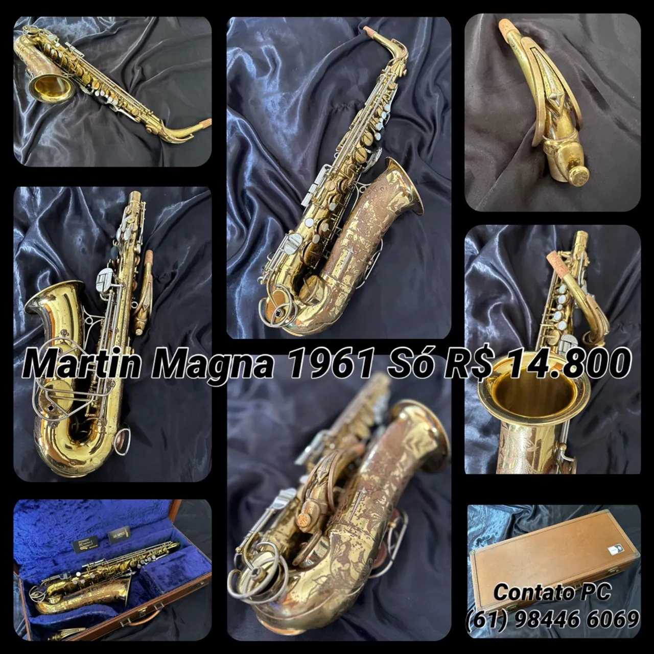 Sax Alto Martin Magna 1961 REVISADO