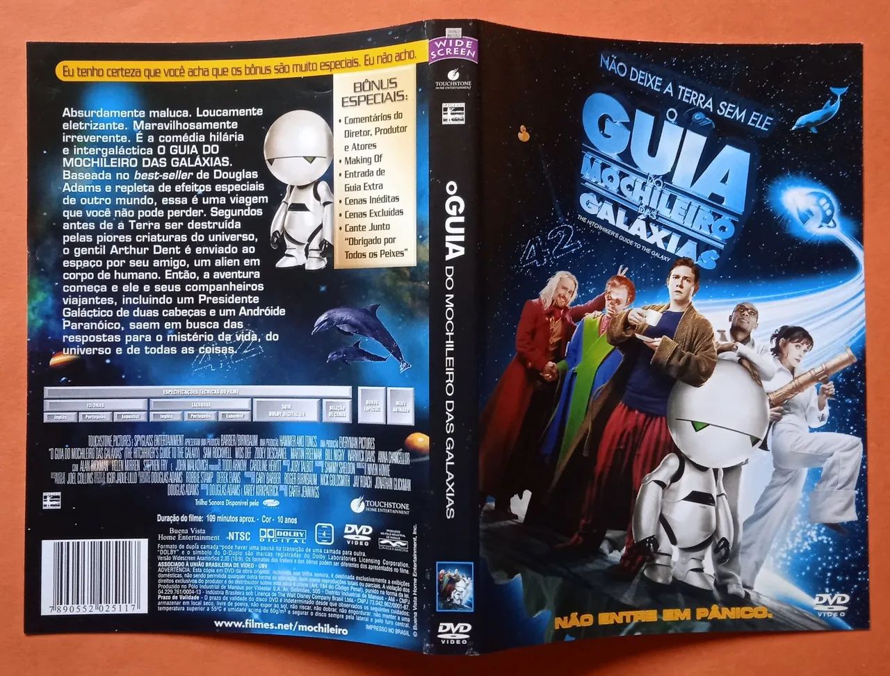 Dvd O Guia do Mochileiro das Galáxias - Antiguidades - Pilarzinho