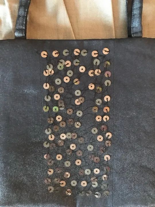 Bolsa de Seda Cinza Mango - Foto 2