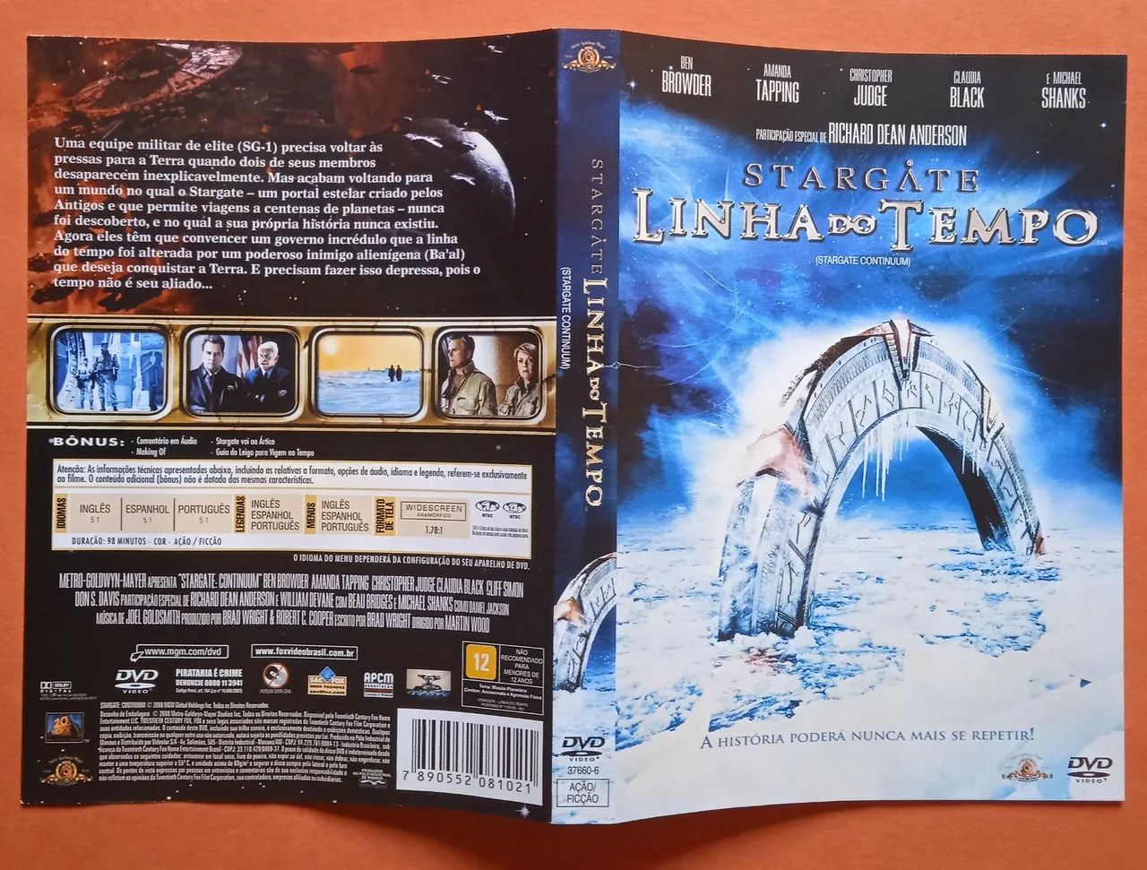 Dvd Stargate - Linha do Tempo - Hobbies e coleções - Pilarzinho
