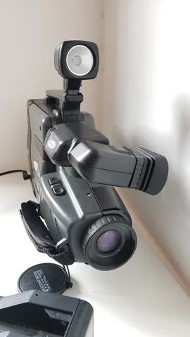 Câmera filmadora antiga Samsung SV-F12, Retrô Vintage raridade - Foto 6