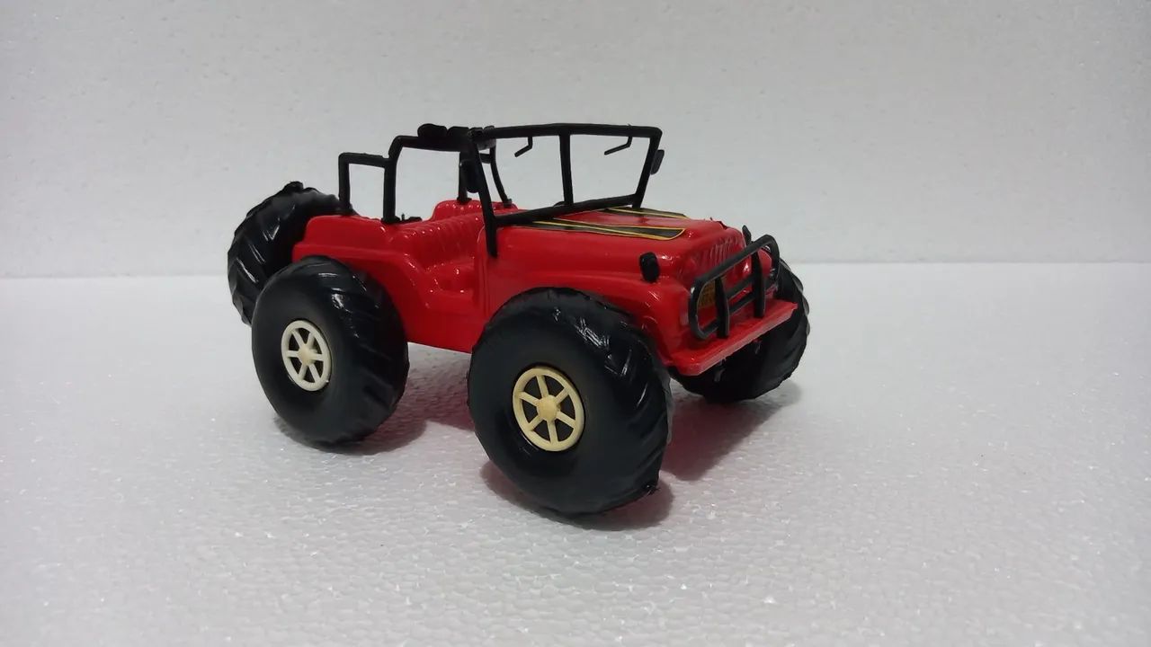Jeep de Brinquedo Antigo plástico  bolha