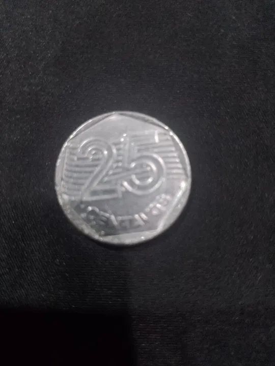 MOEDA DE 25 CENTAVOS, COMEMORATIVA .