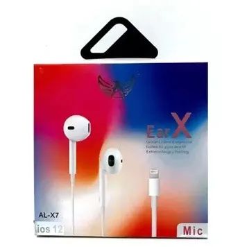 Fone de Ouvido Lightning Para Iphone 7/7 8/8 Plus, X, Xr, Xs Max, 11/ Pro Max/ 12