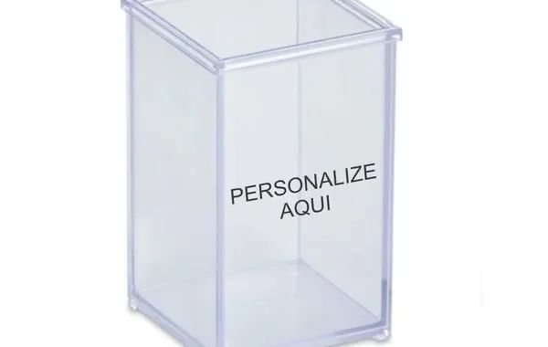 Porta treco transparente