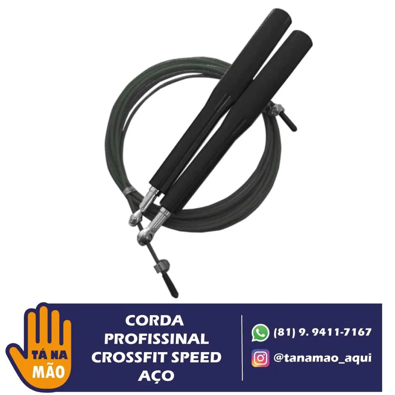 Corda de Pular Profissional CrossFit Speed Aço