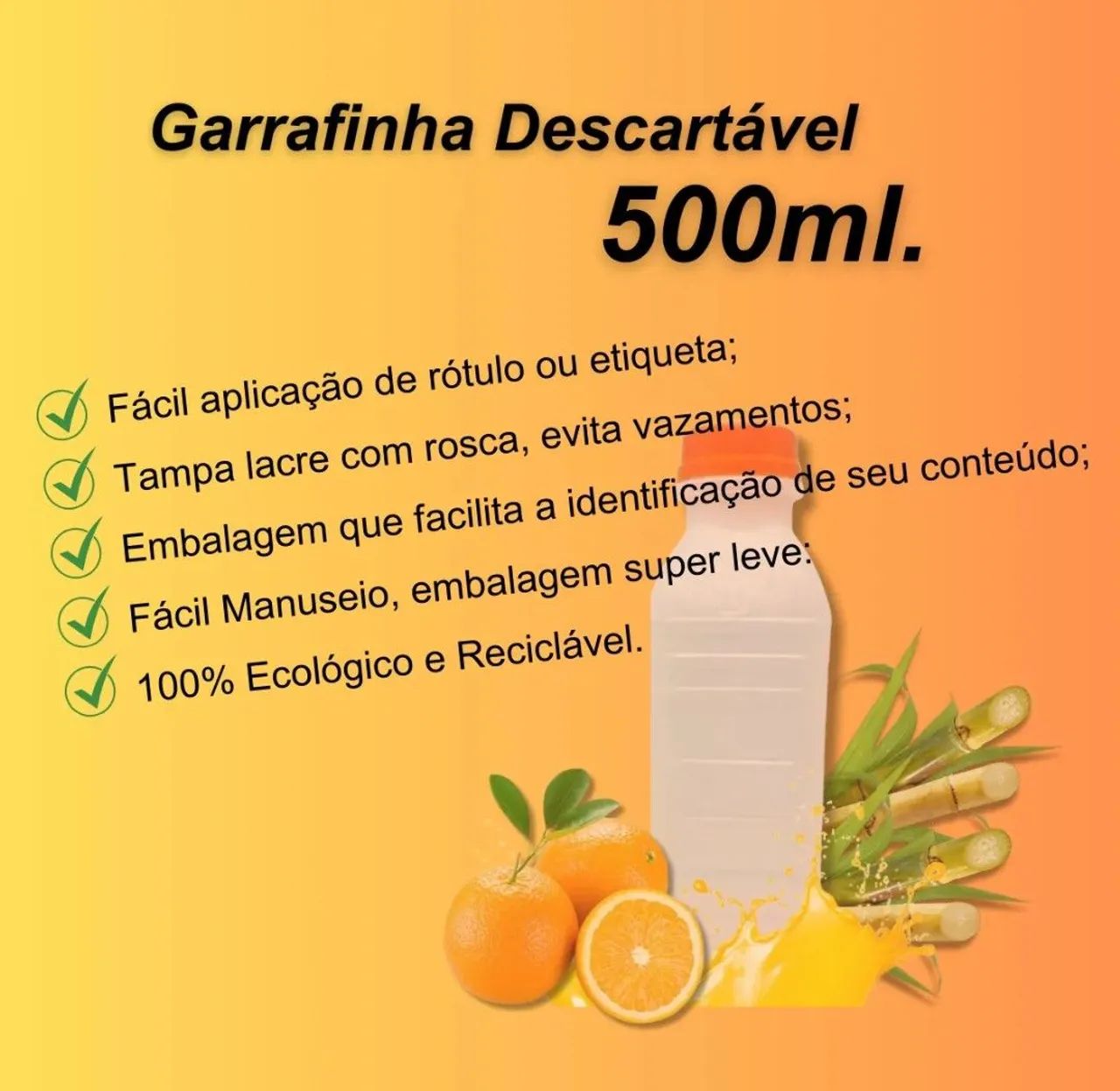 Garrafa descartável para suco. - Foto 4
