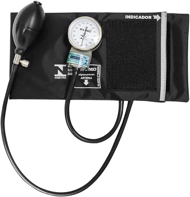 Esfigmomanômetro P A Med Com Selo Do Inmetro E Anvisa (Preto) - Foto 2