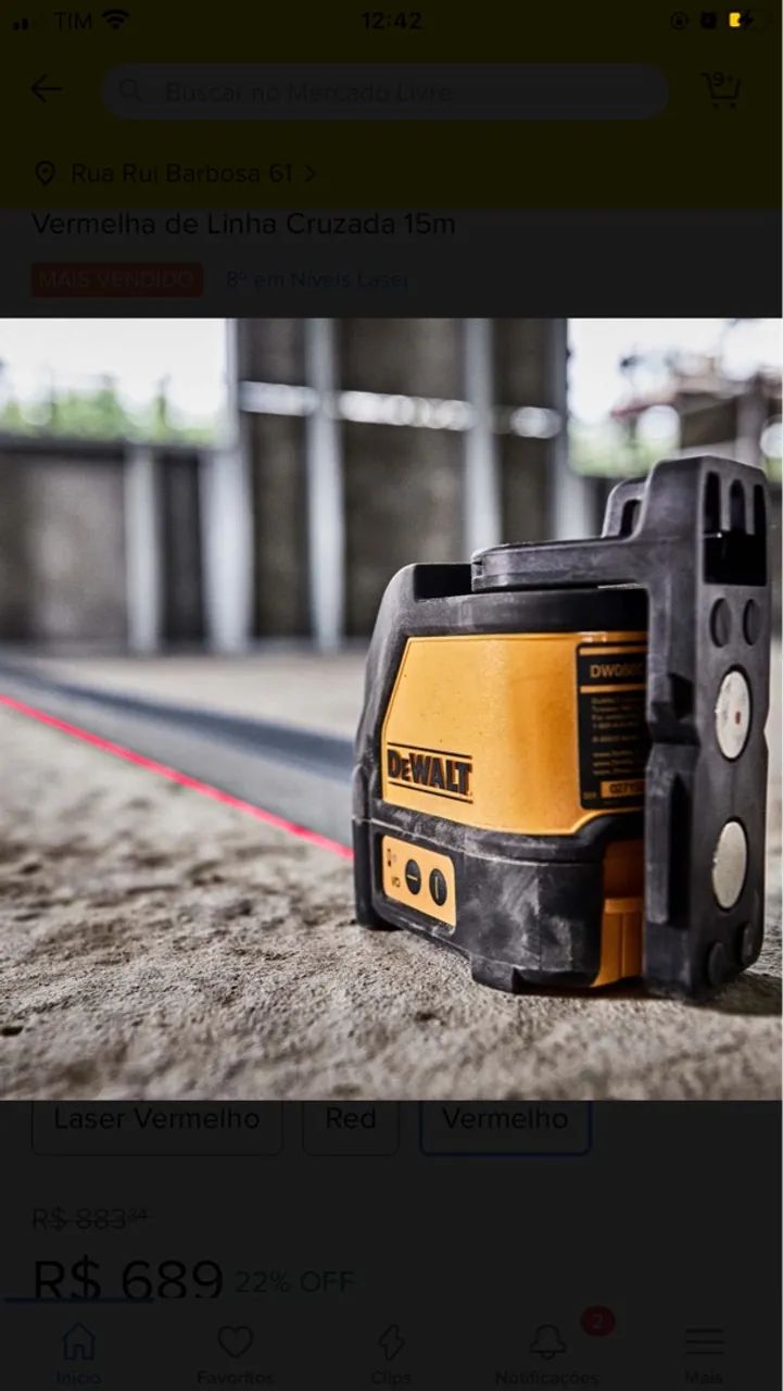 Nível a Laser Dewalt - Novo - Foto 4