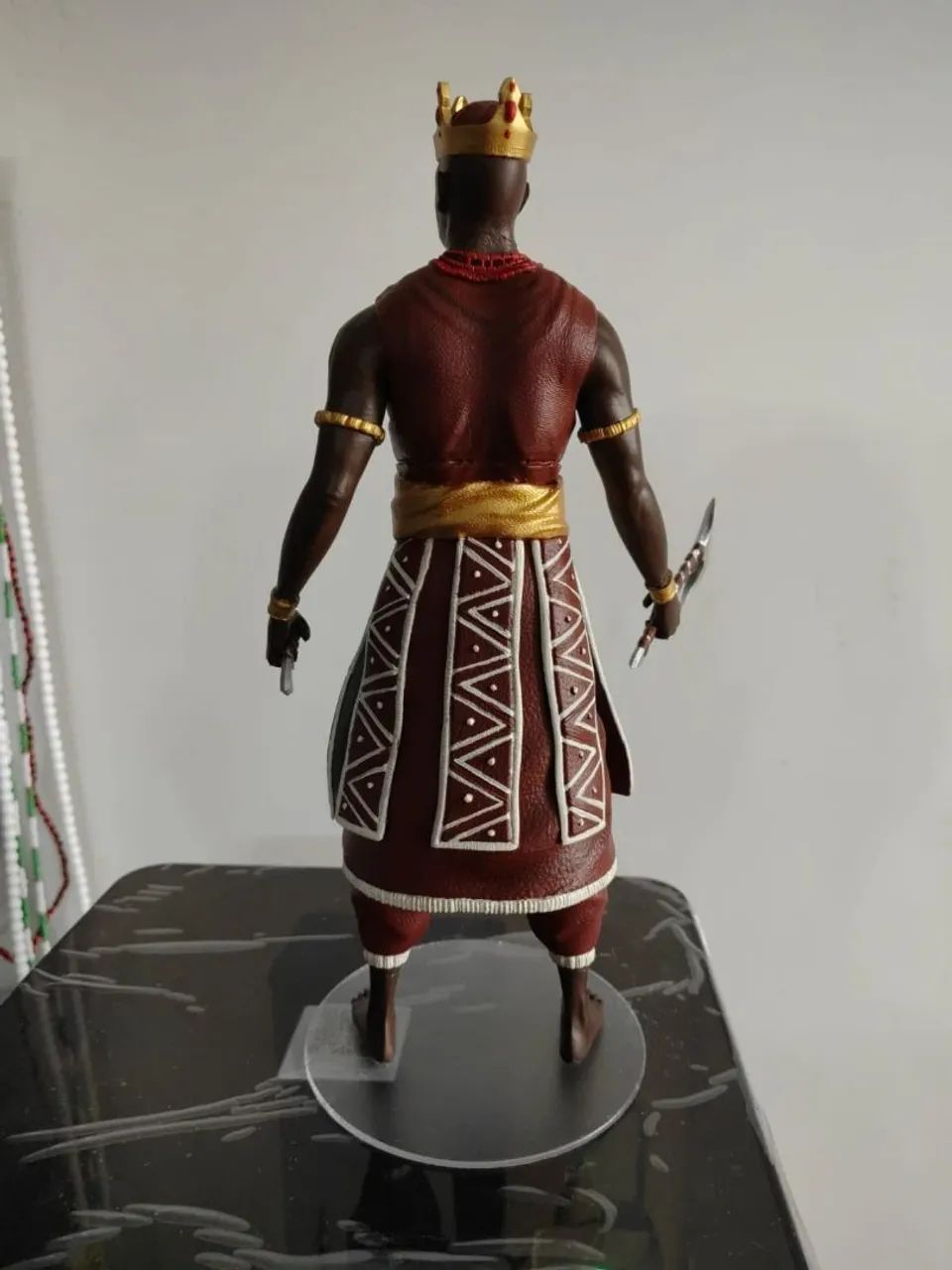 Estátua Xangô 30 cm -  Resina 3D Pintada à Mão (Nova) - Foto 5