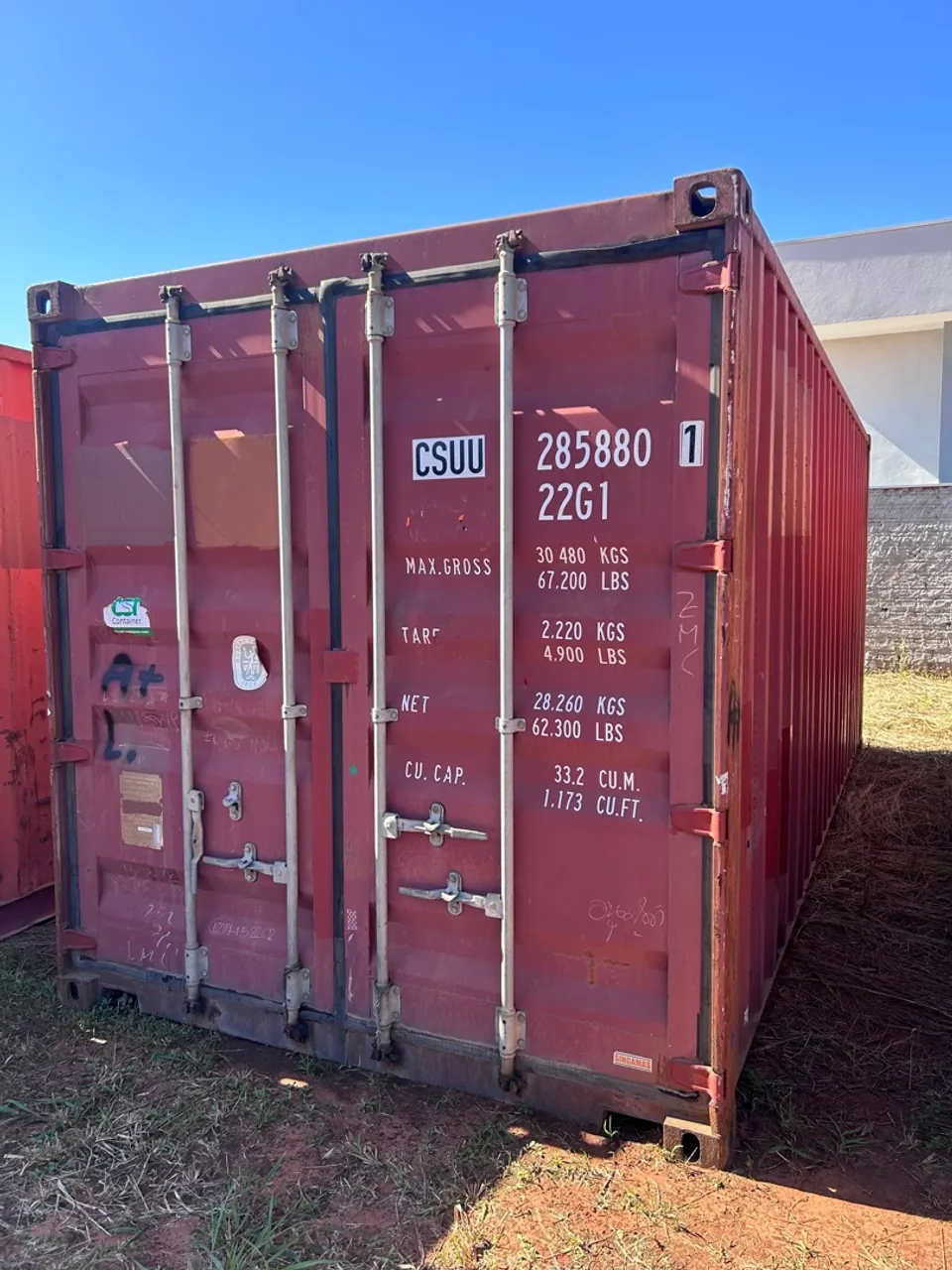 Container 06 metros (20 pés) - Transporte e Armazenagem