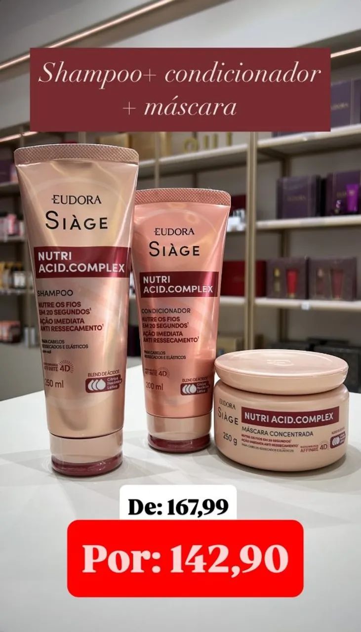 Eudora Siàge Nutri Acid.Complex em promoção  - Foto 2