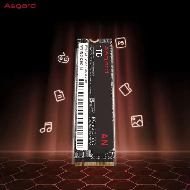SSD M.2 NVMe 1TB Asgard - Alta Performance e Confiabilidade! - Foto 3