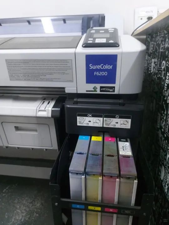 Plotter Epson, prensa de sublimação e computador  - Foto 3