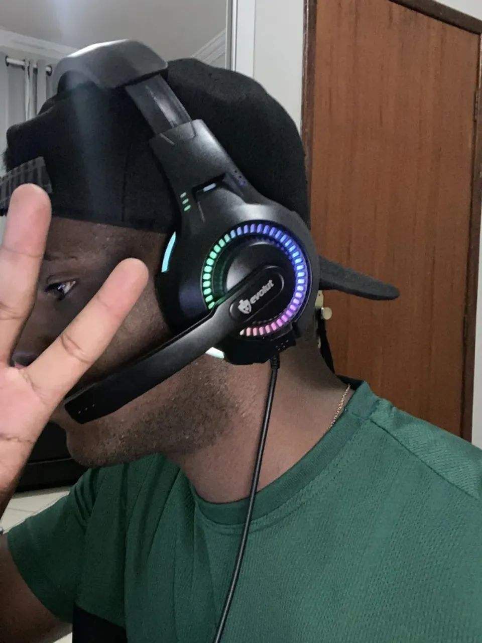 Fone Headset Gamer Com Luz Led Entrega gratis