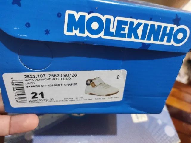 Tênis masculino infantil número 21 molekinho. - Foto 2