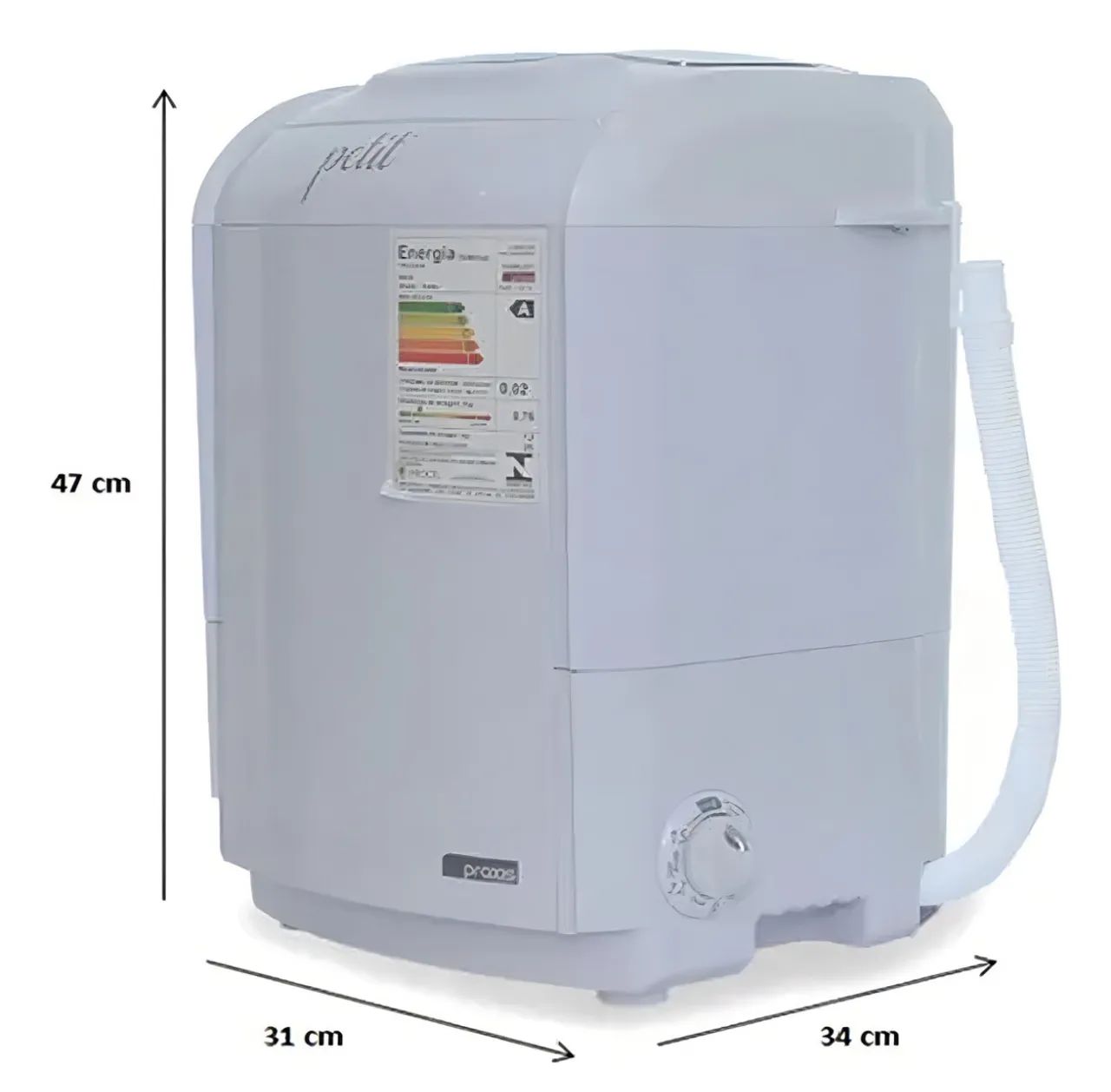 Máquina de Lavar Petit Praxis - 1,2kg - Branca - Foto 3