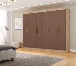 Guarda-Roupa de Madeira MDF - 8 Portas - Foto 5