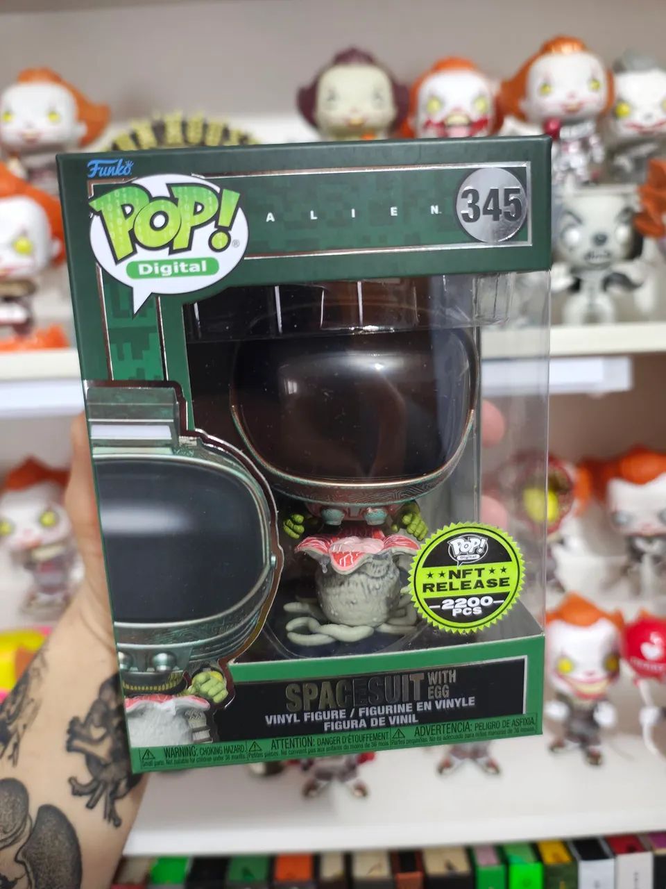 Funko Pop! Digital - Alien Space Suit With Egg NFT