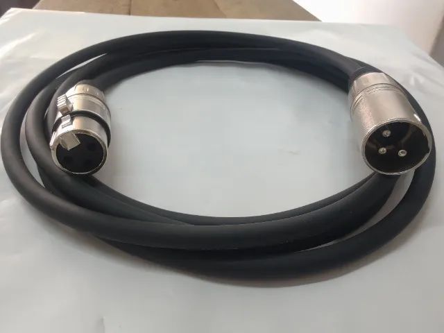 Cabo Microfone Xlr(canon) Macho E Femea Balanceado 10 Metros - Foto 4