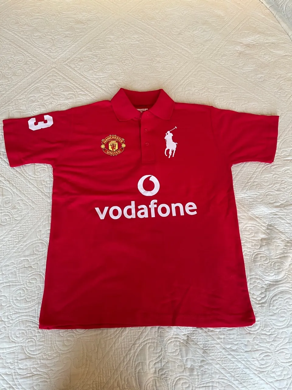 Polo CRISP Manchester United Vermelha