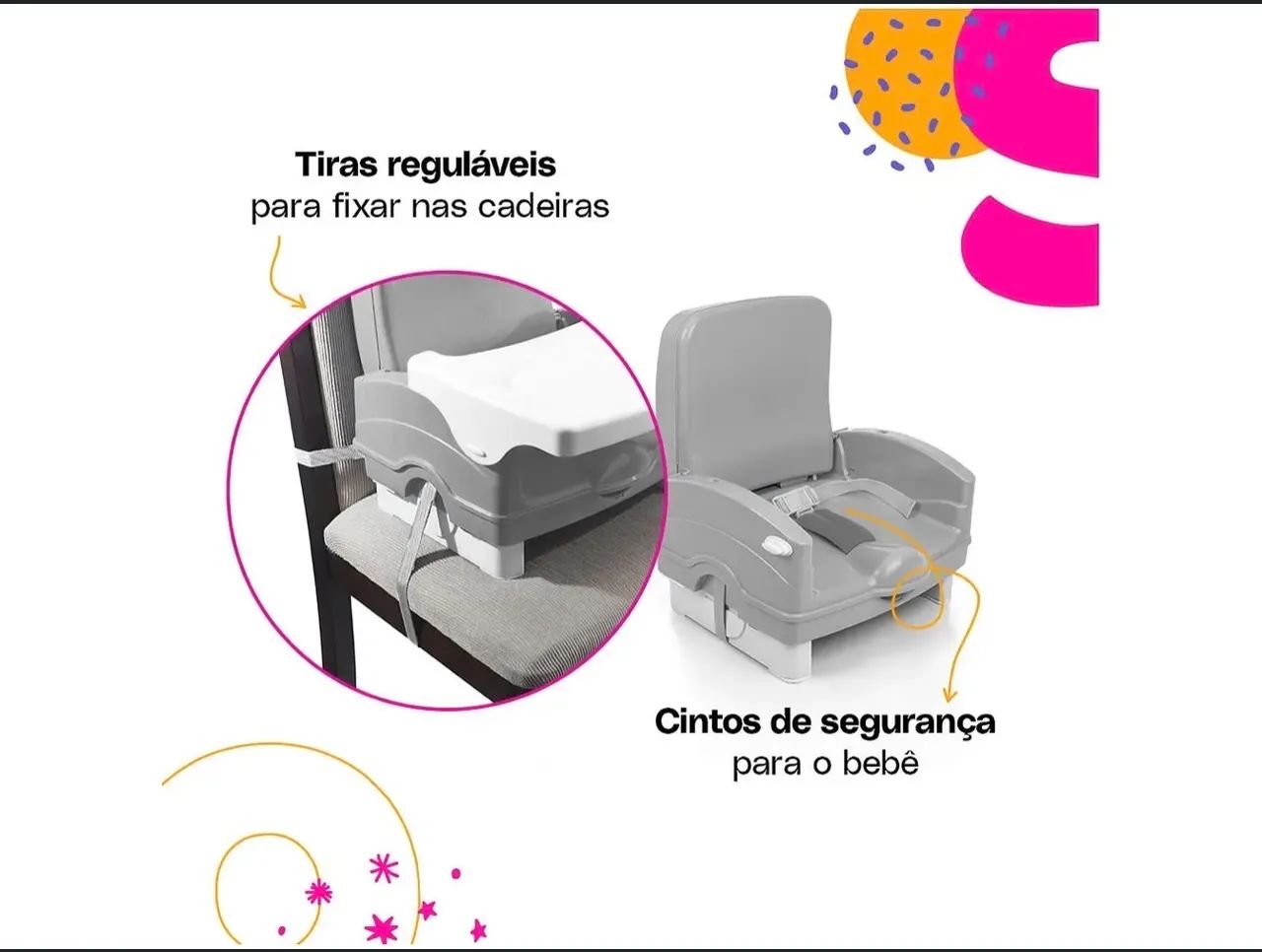 Cadeira de alimentação portátil Cosco Kids de 6 meses à 23KG