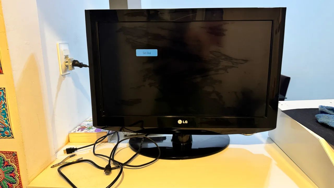 TV usada 26 polegadas sem controle - Foto 2