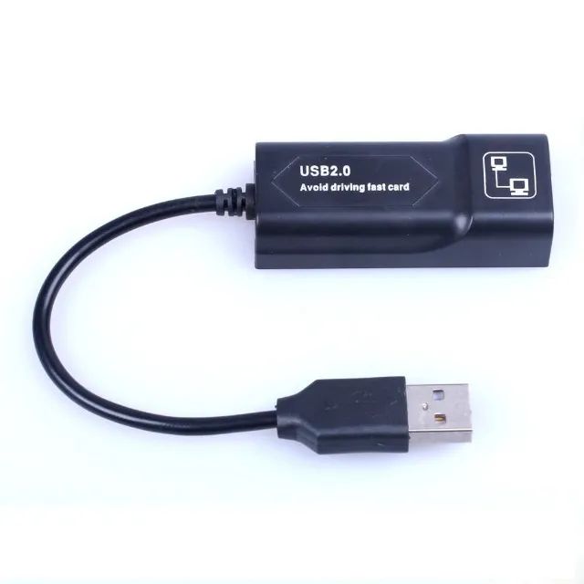 Adaptador Usb Para Lan Ethernet Rj45 10/100mbps - Foto 2