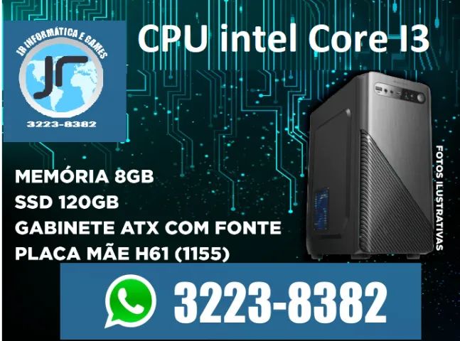 Computador - CPU - PC - Intel Core i3 a partir de 999