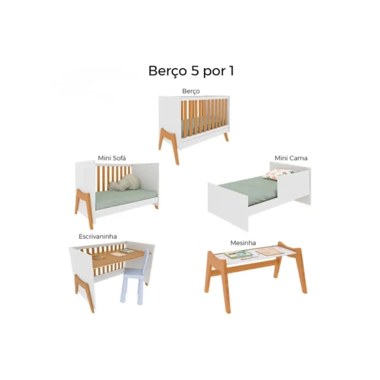 Berço Mini Cama Retrô Guti- Entrega Rápida  - Foto 3