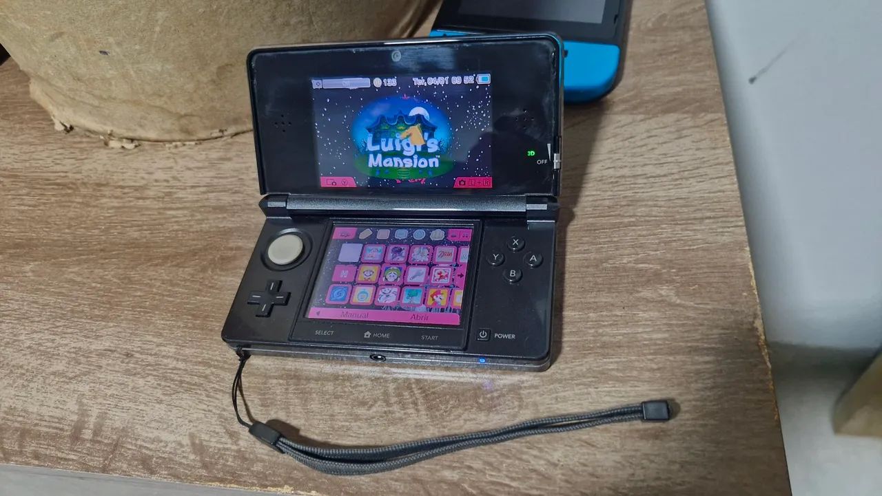 Nintendo 3ds desbloqueado impecável com jogos - Foto 2