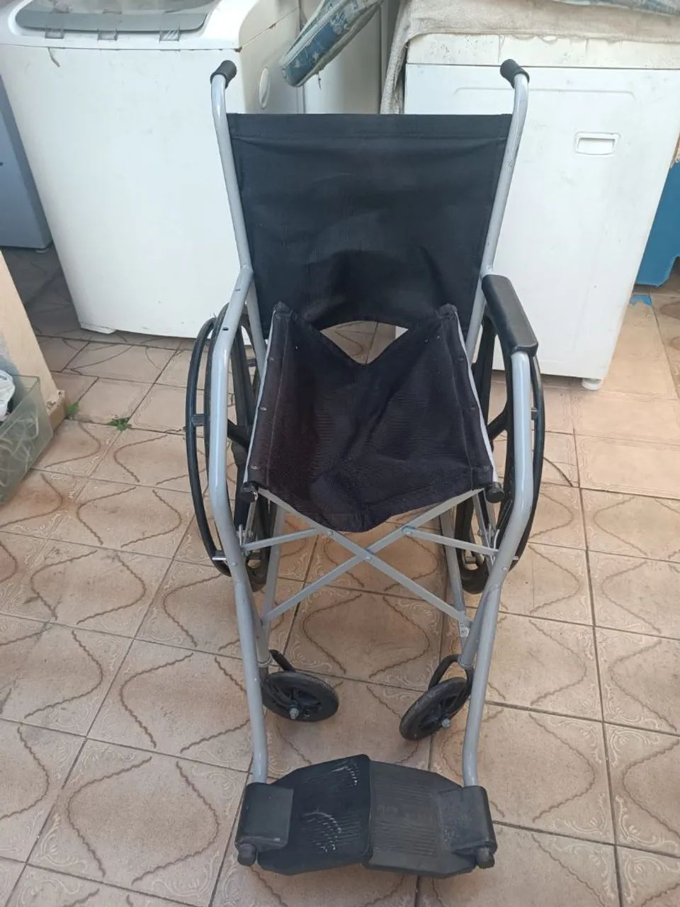 Cadeira de rodas portátil dobrável 270.00    - Foto 4