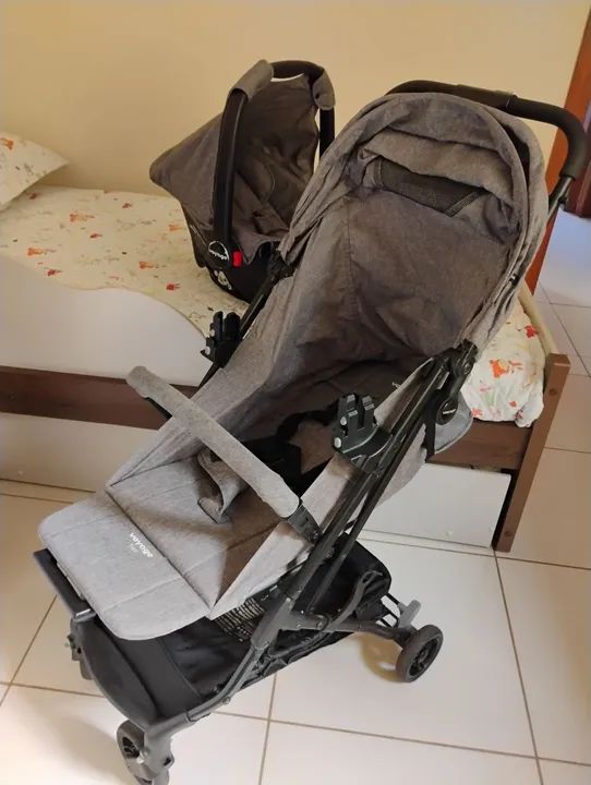 Carrinho e bebe conforto  - Foto 5