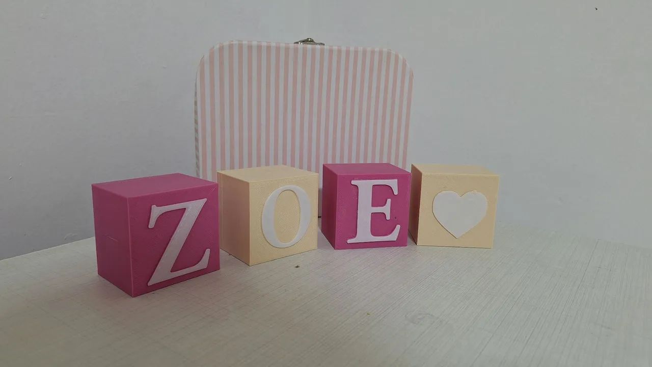 Cubos personalizados para quarto de bebê  - Foto 3