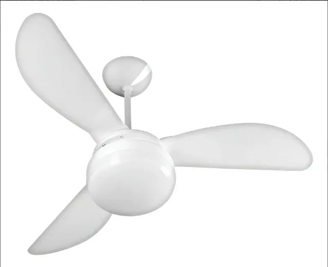Ventilador De Teto Ventisol Fênix E-27 Branco 130w Com 3 Pás