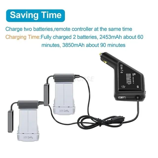 Carregador De Bateria Automotivo Mini 3 E 4 - Foto 2