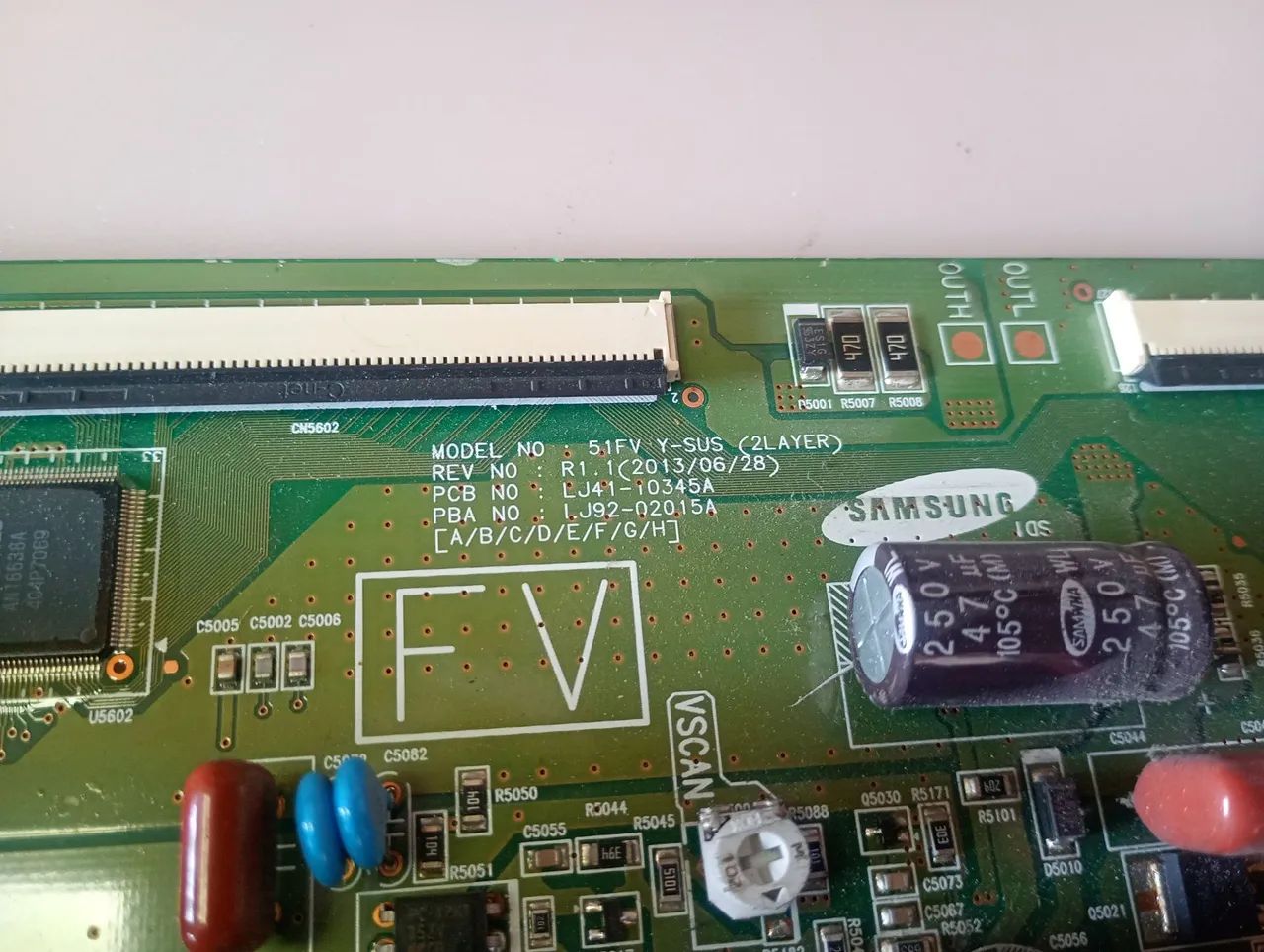 Placa ysus Samsung pl51f4000 em pleno funcionamento  - Foto 2