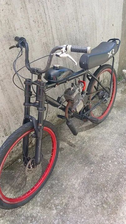 Vendo bicicleta motorizada ,motor de 80 cilindrada - Foto 5
