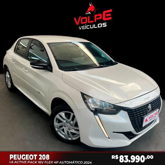 PEUGEOT 208 ACTIVE 1.6 GASOLINA AUT. 2024