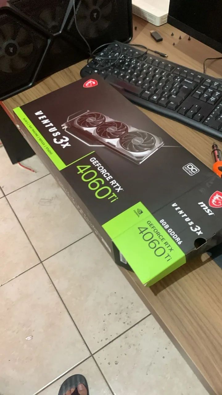 Placa de Vídeo RTX 4060 TI VENTUS 3X 8G OC MSI NVIDIA GeForce, 8 GB GDDR6,  - Foto 4