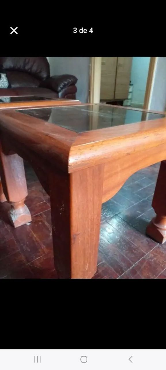 Mesa de Canto par em Madeira - Foto 3