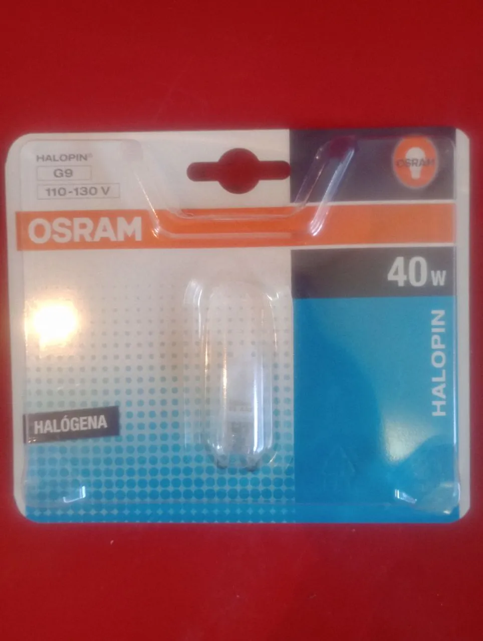 Lâmpada Halógena G9 40W 110-130V Osram