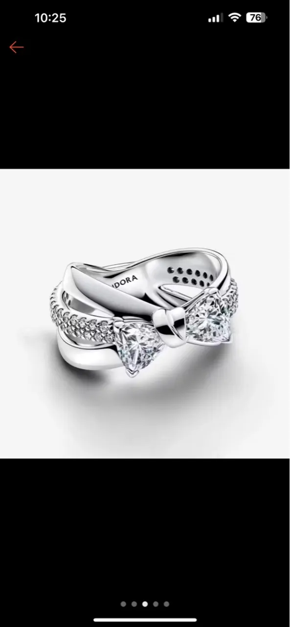 Anel Pandora com Pedras aro 14